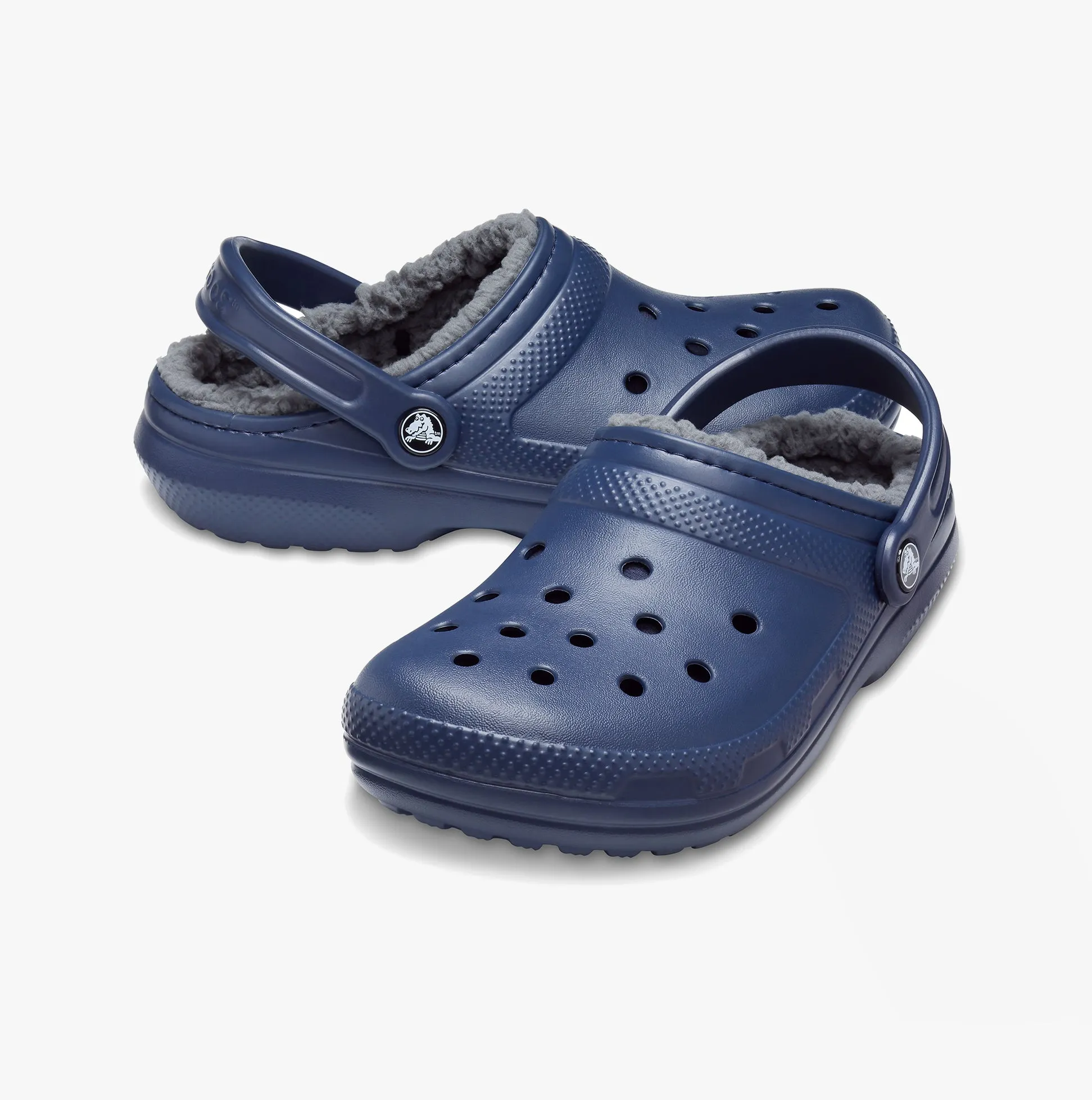 203591-459 CLASSIC LINED Unisex Clogs Navy/Charcoal