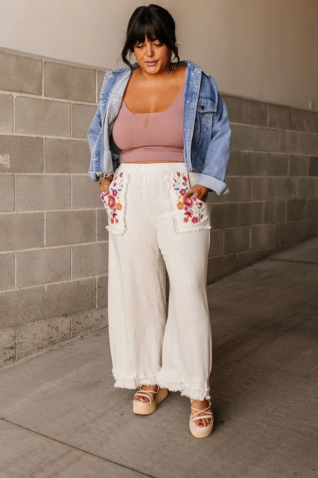 Andrea Embroidered Pants