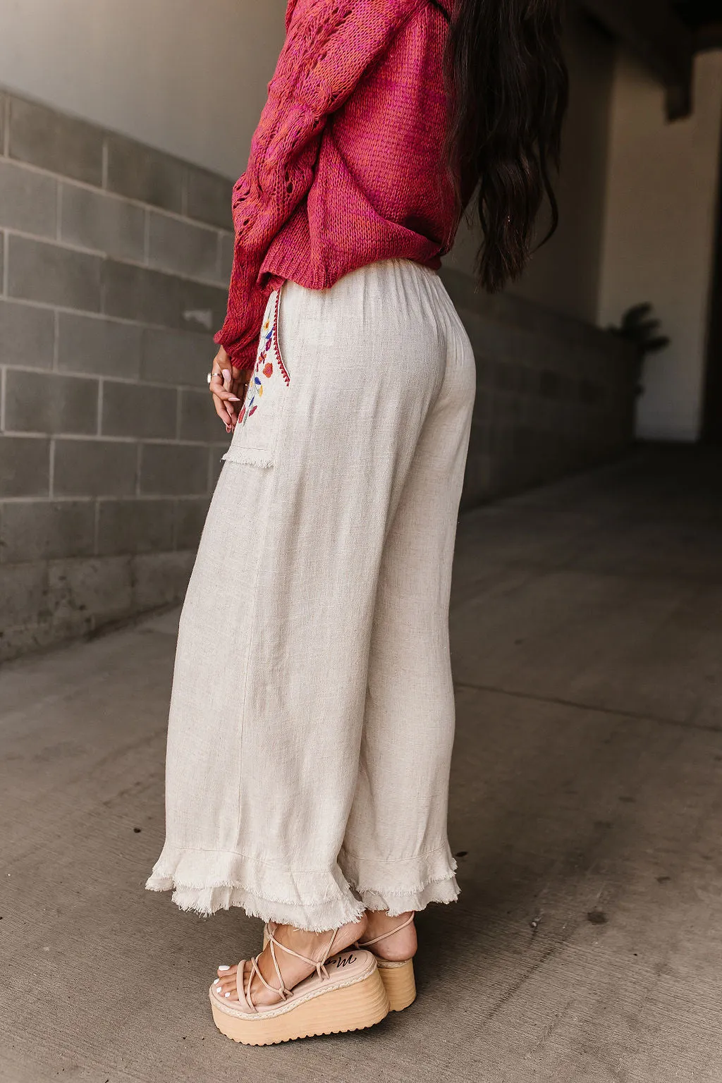 Andrea Embroidered Pants