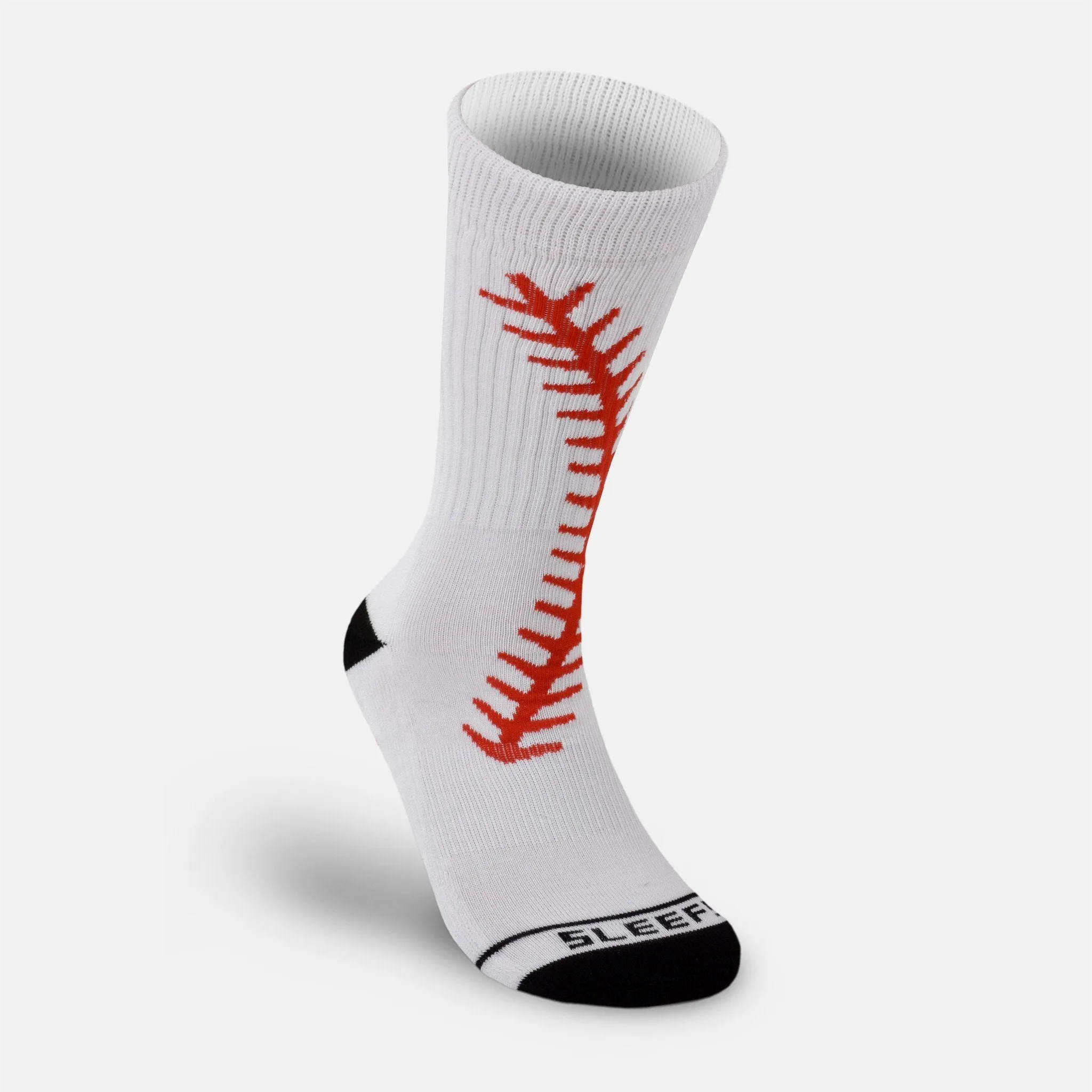 Baseball Lace White Soft Socks