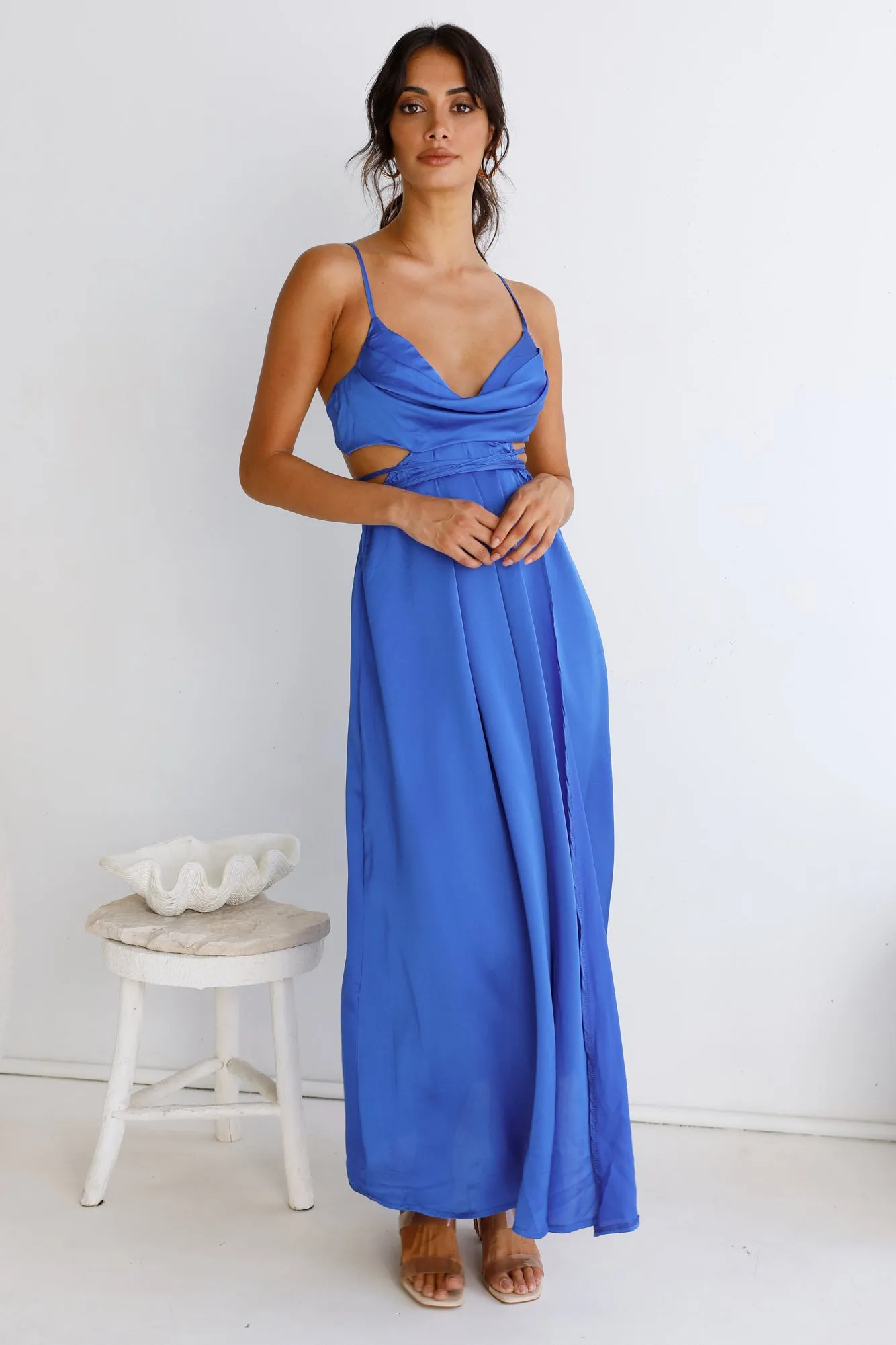 Be My Darling Maxi Dress Royal Blue