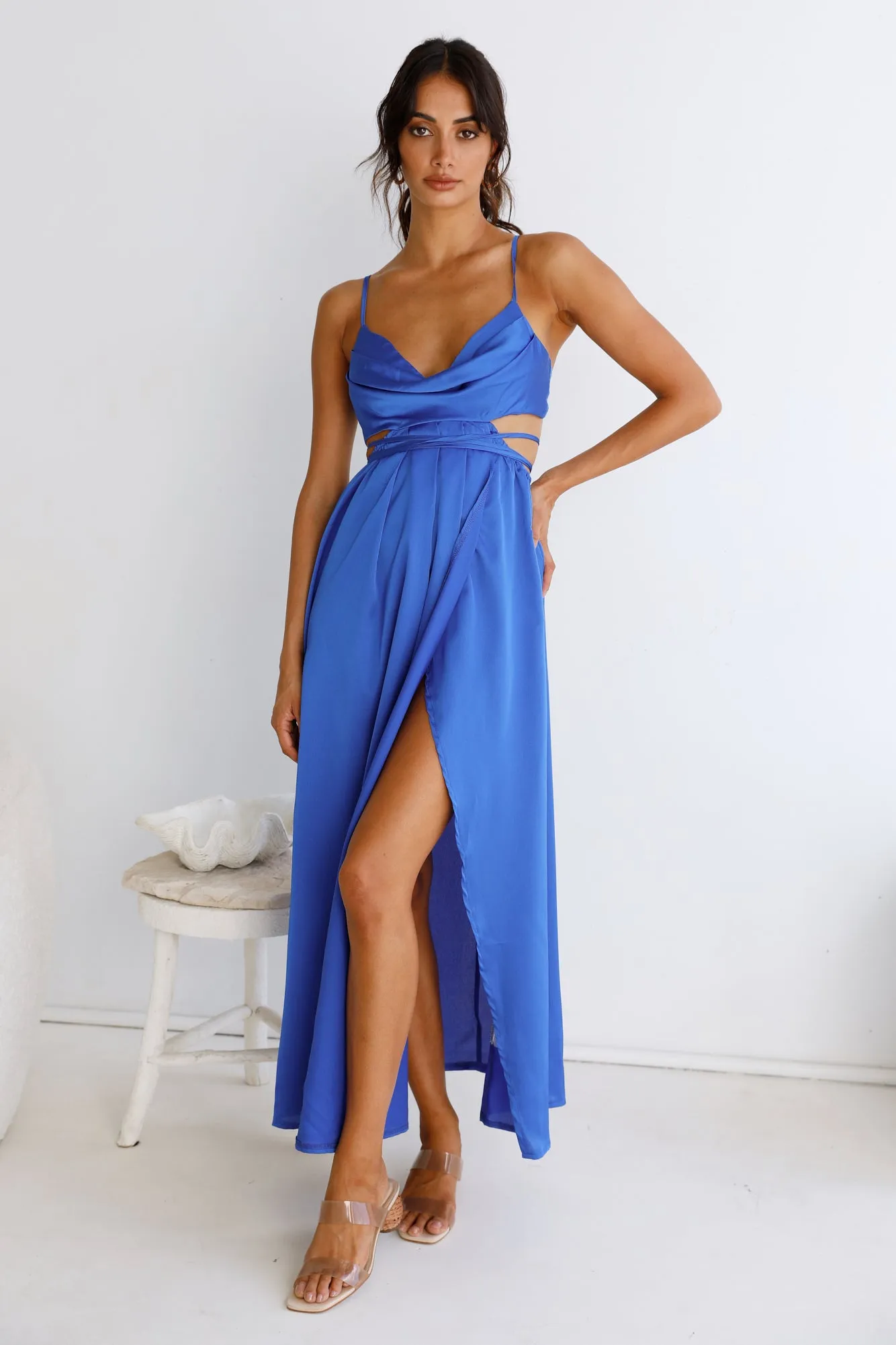 Be My Darling Maxi Dress Royal Blue