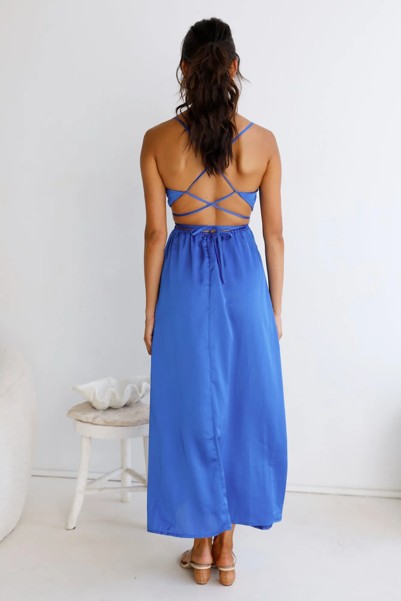 Be My Darling Maxi Dress Royal Blue