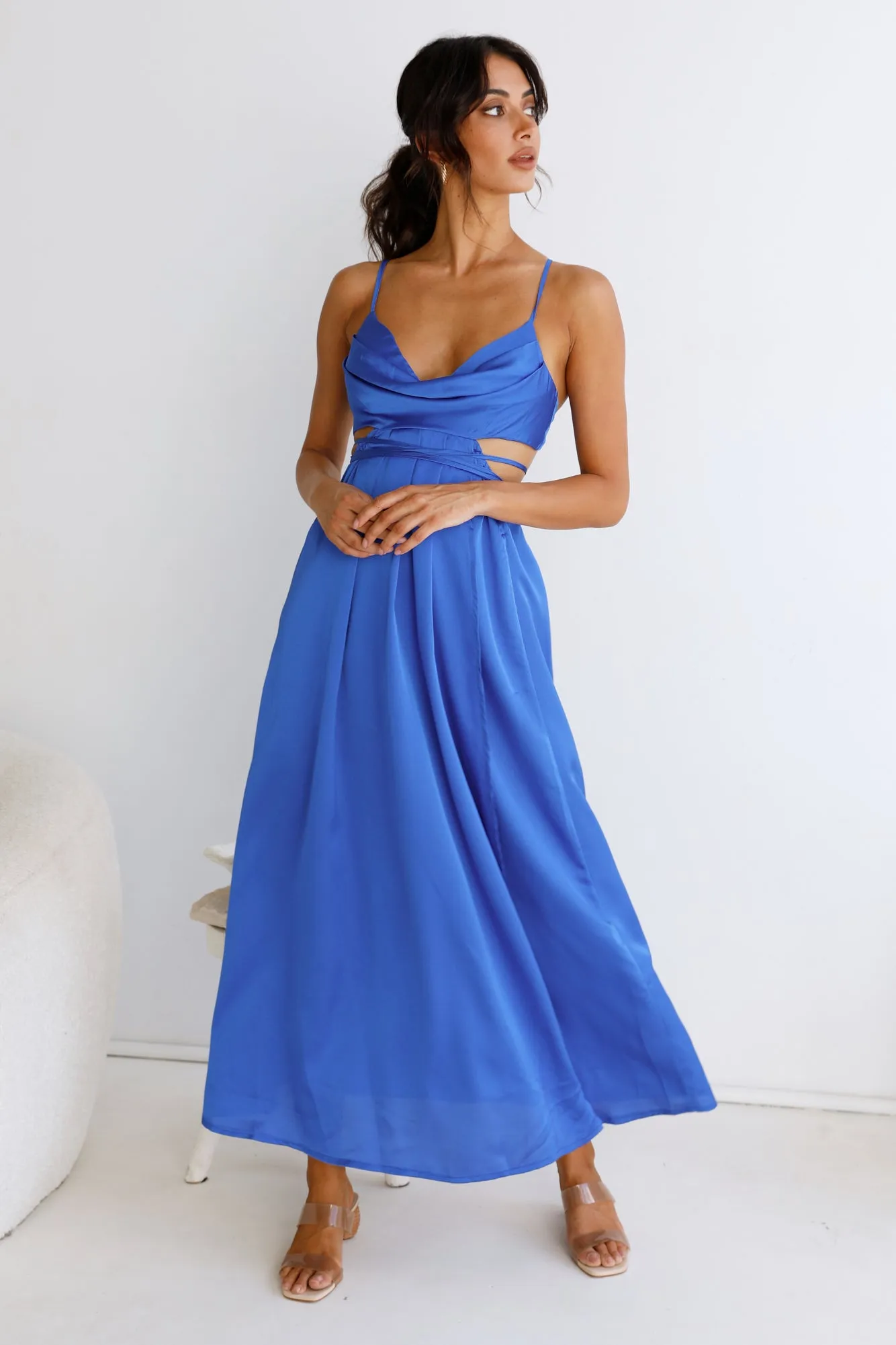 Be My Darling Maxi Dress Royal Blue