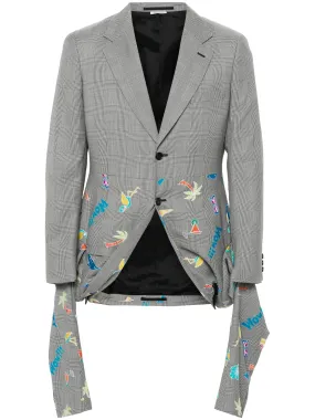 Blazer With Excess Fabric