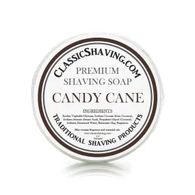 Candy Cane Scent - Classic Shaving Mug Soap - 2.5" Regular Size