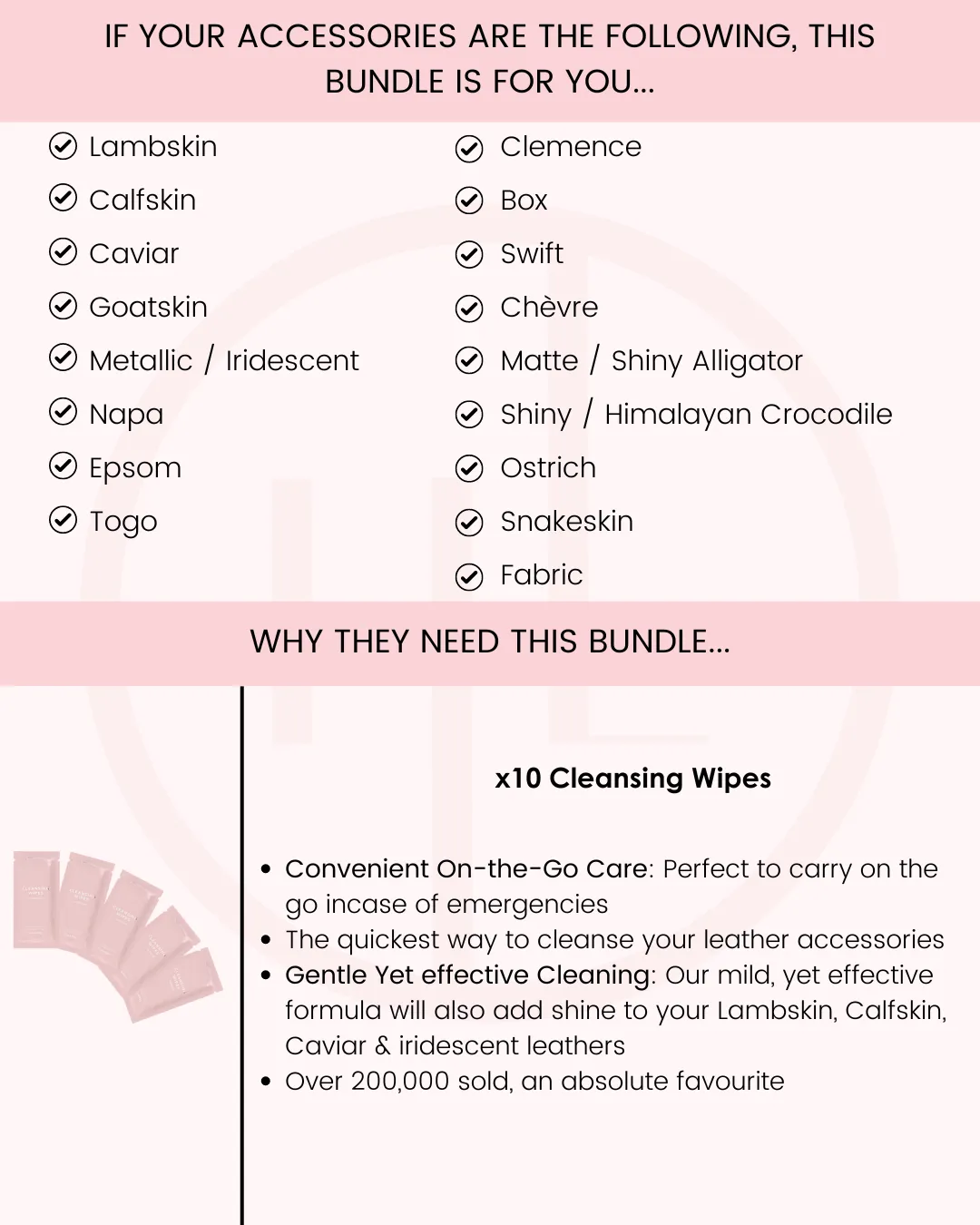 CC & H Lovers Bundle for Lambskin, Caviar, Epsom, Exotics & more