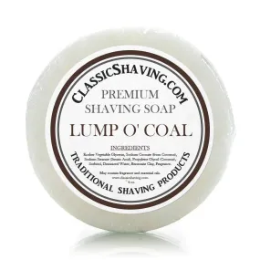 Classic Shaving Mug Soap - 3"  Lump o' Coal