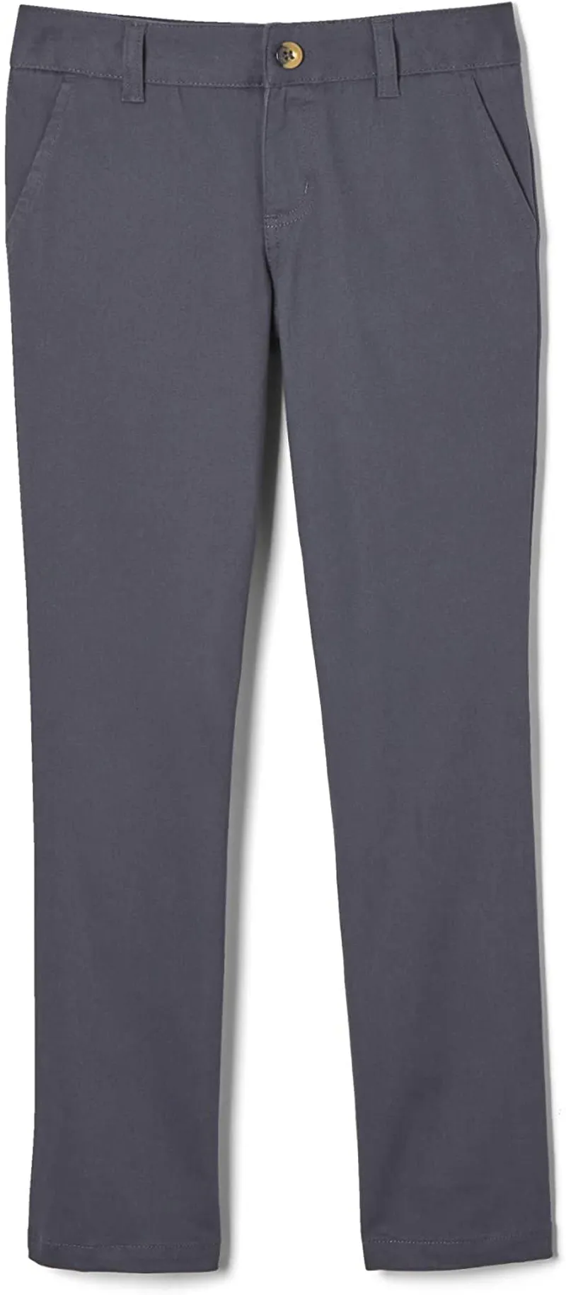 French Toast Women's Straight Leg Twill Pant