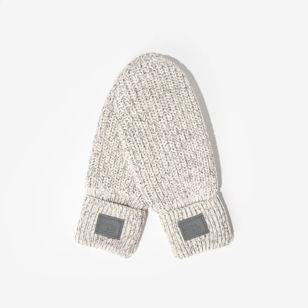 Gray Speckled Mittens S/M