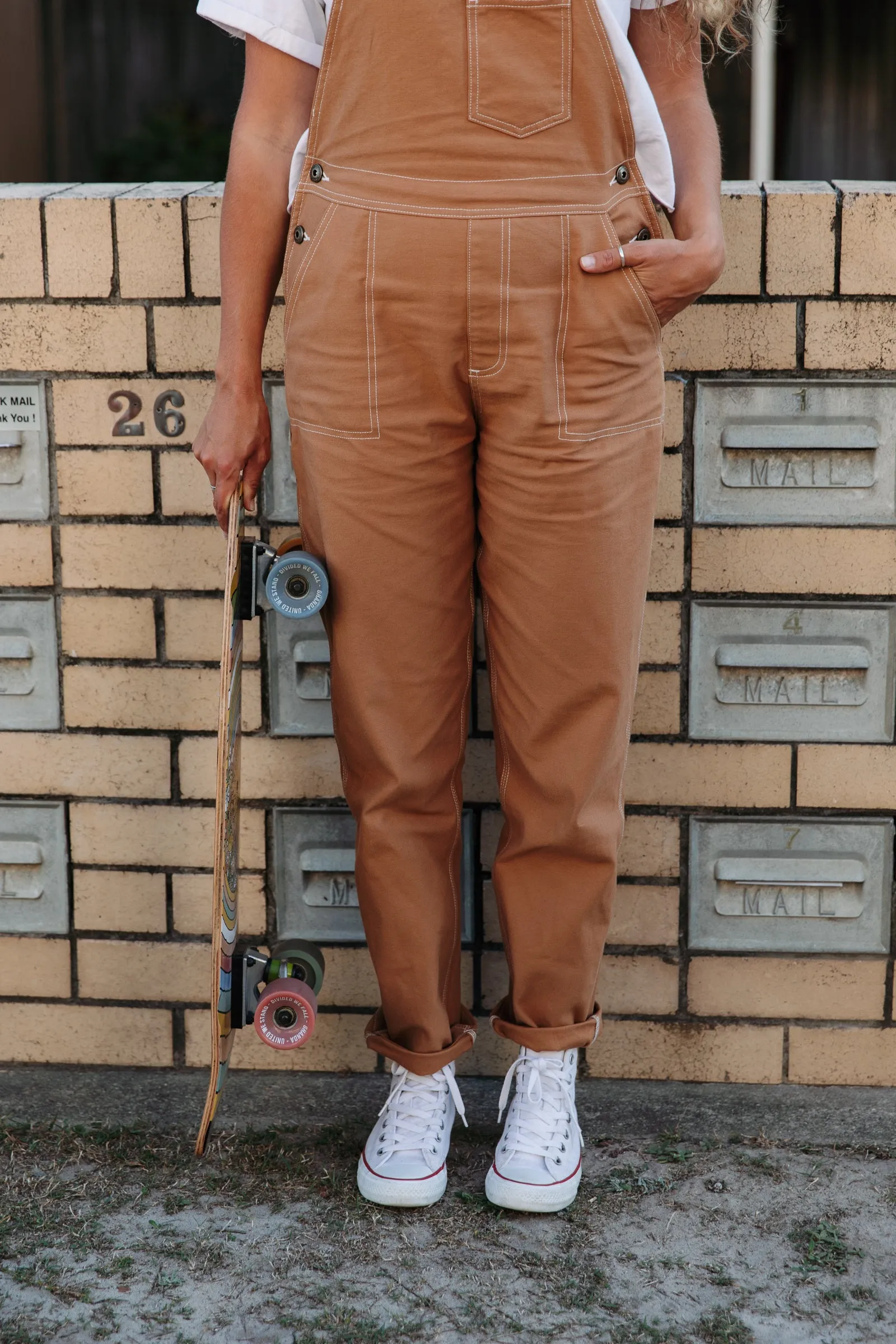 JACKS - Unisex Brown Overalls