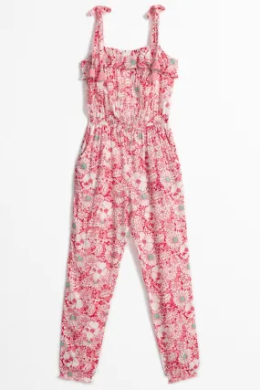 Kids Long Jumpsuit Astra - Pink Mid 70'S Garden