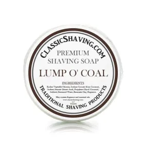 Lump o' Coal Scent - Classic Shaving Mug Soap - 2.5" Regular Size