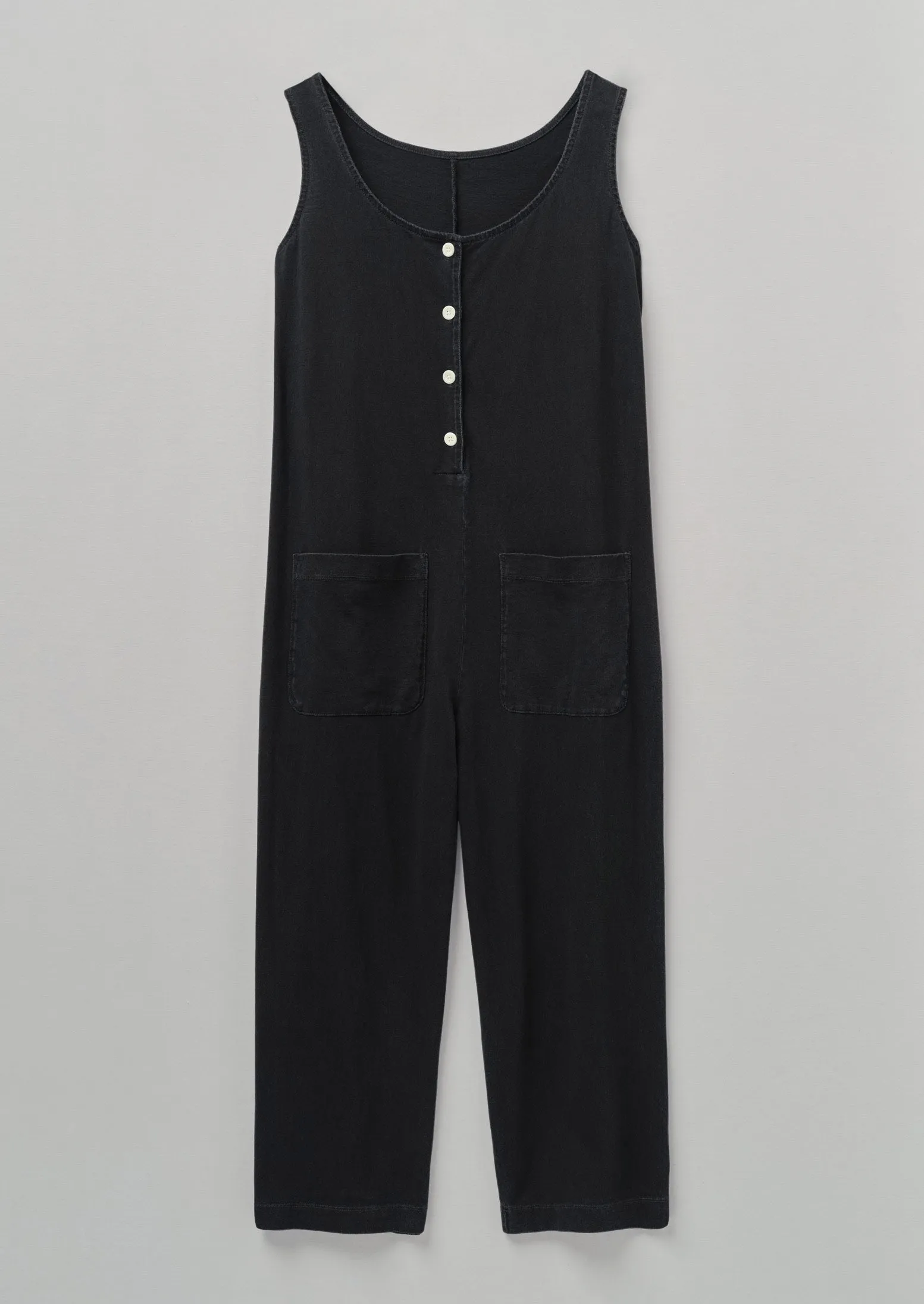 Lydia Jersey Jumpsuit | Washed Black