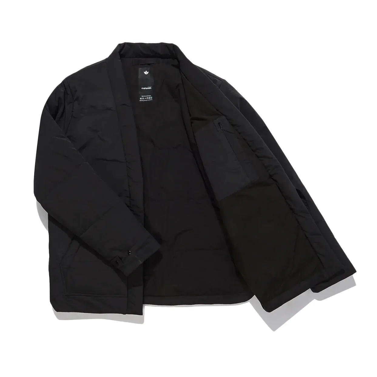 Maharishi Men Padded Hanten Jacket Black