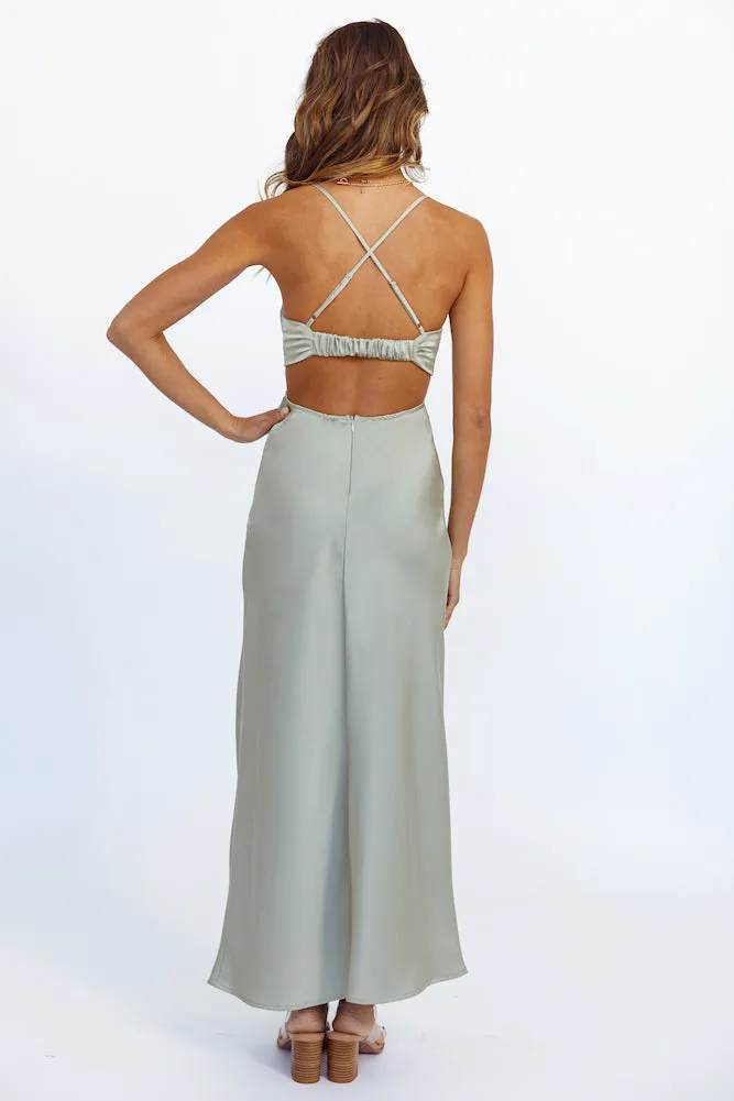 Moonshot Maxi Dress Sage