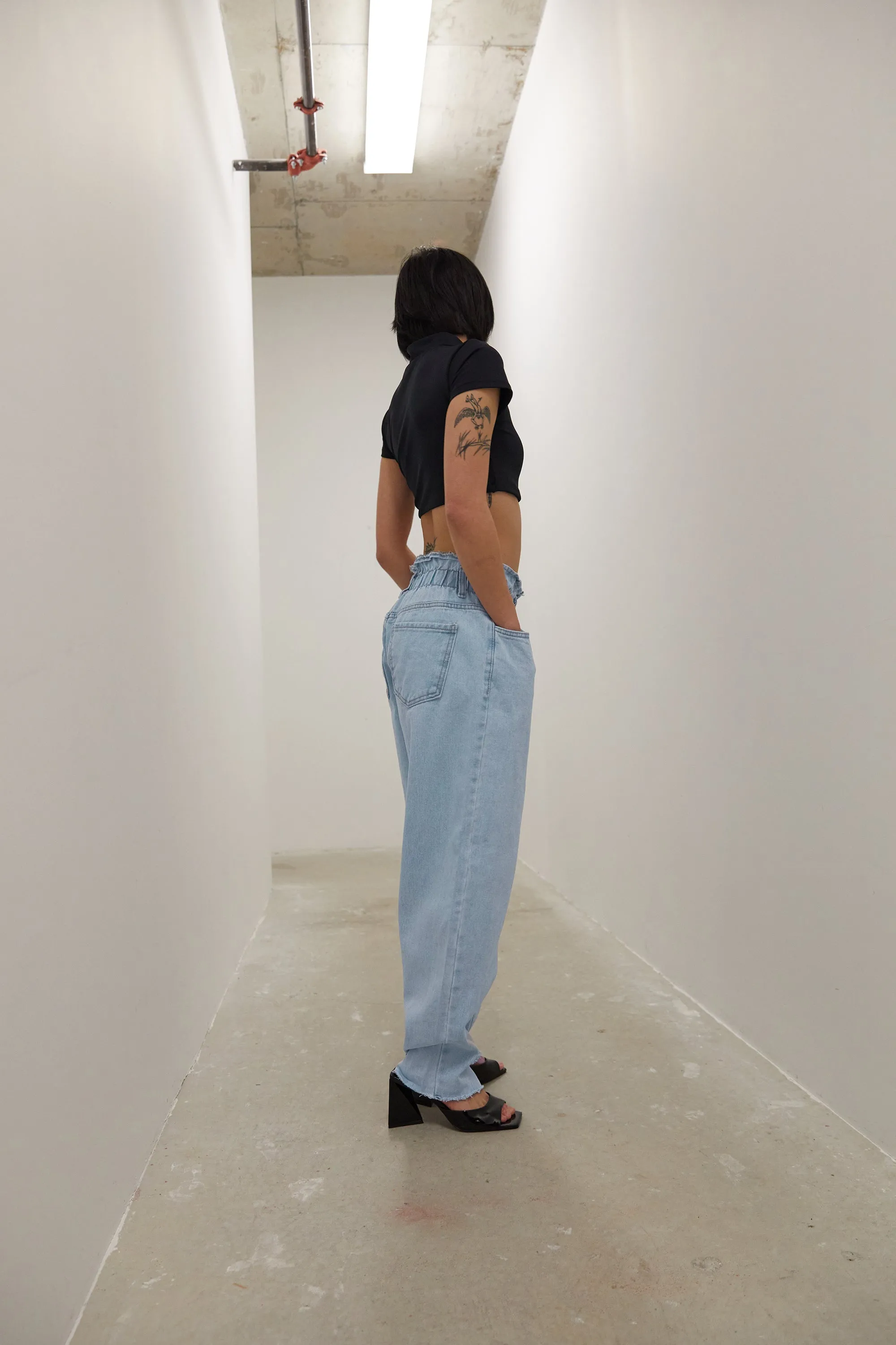 PAPERBAG WAIST JEAN