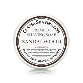 Sandalwood Scent - Classic Shaving Mug Soap - 2.5" Regular Size