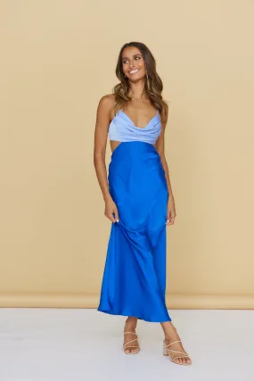 Seven Seas Maxi Dress Blue