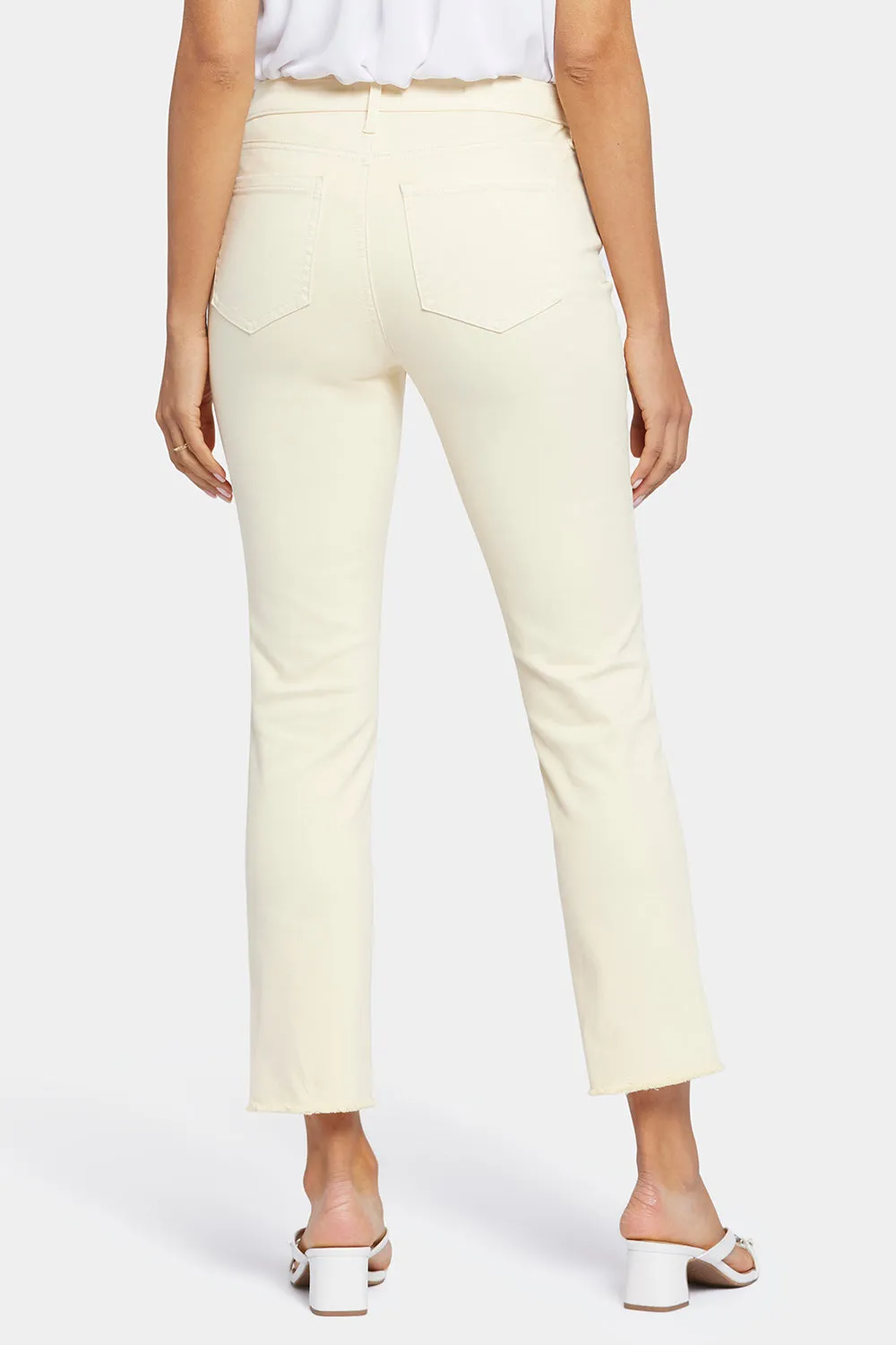 Sheri Slim Ankle Jeans In Petite - Banana Sorbet