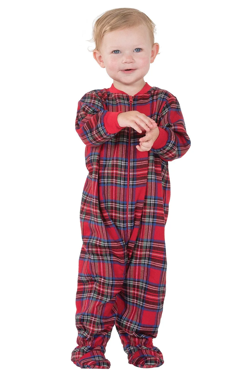 Stewart Plaid Infant Onesie Pajamas