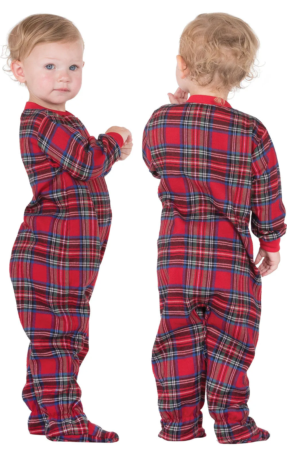 Stewart Plaid Infant Onesie Pajamas