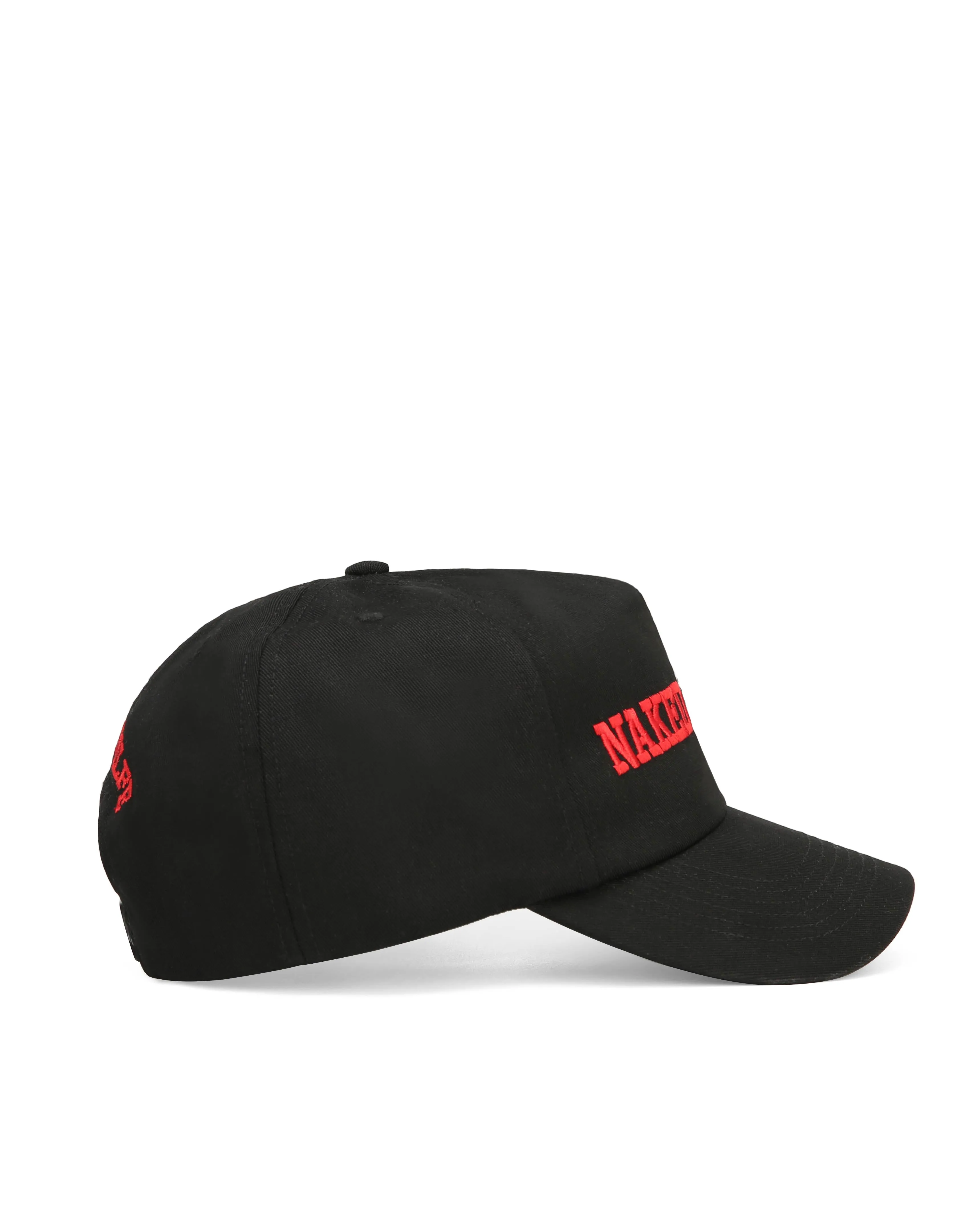 Varsity Unconstructed Cap Black/Red